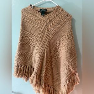 Women’s Ralph Lauren Poncho - never worn